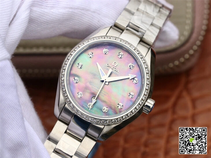 Omega Seamaster 231.15.34.20.57.001 Aqua Terra 150M 3S Factory 1:1 Best Edition Replica Watch Diamond Dial